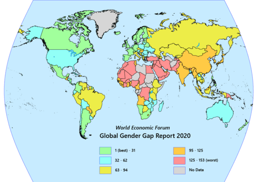نقشه شکاف جنسیتی